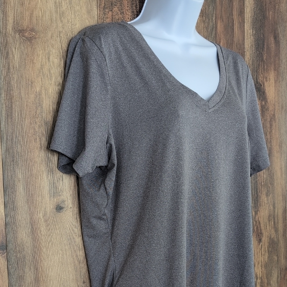 Zone Pro Gray Short Sleeve T-Shirt Women's XL